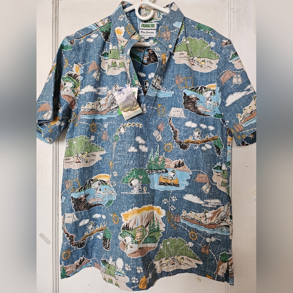 Reyn Spooner Peanuts Print Men's Shirt